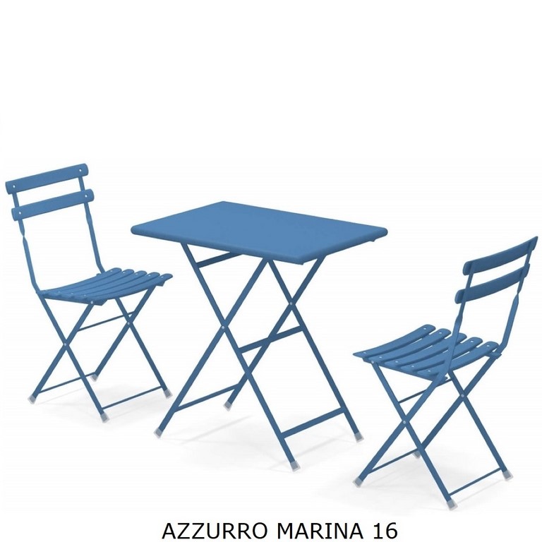 Set Arc en Ciel EMU Tavolo 50 x 70 + 2 Sedie