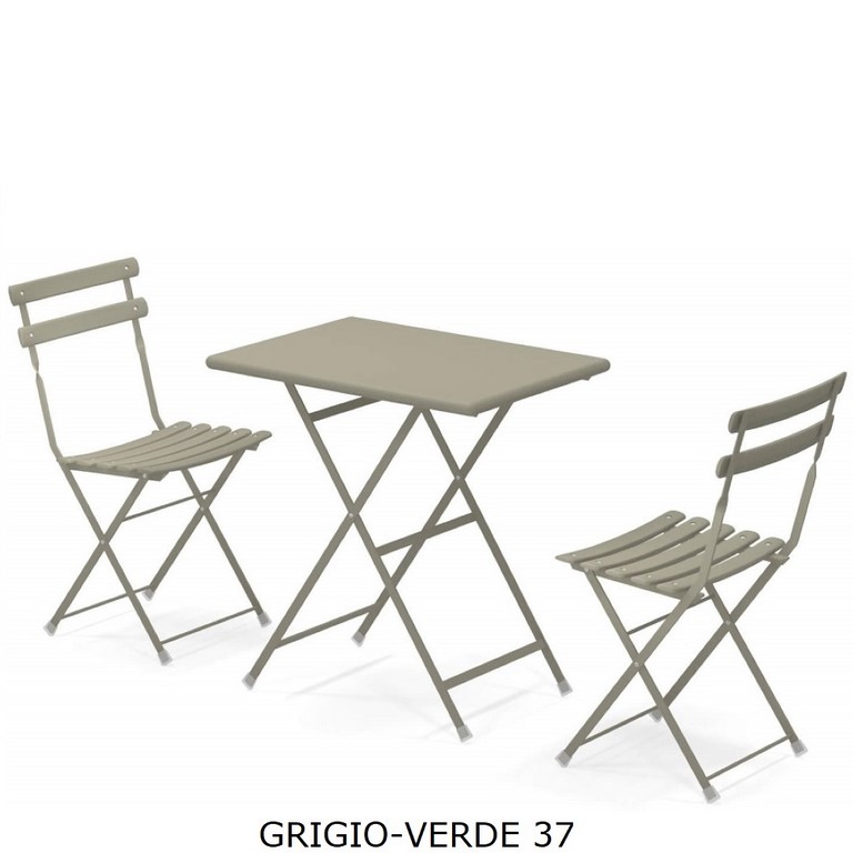Set Arc en Ciel EMU Tavolo 50 x 70 + 2 Sedie