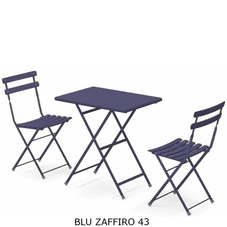 Set Arc en Ciel EMU Tavolo 50 x 70 + 2 Sedie