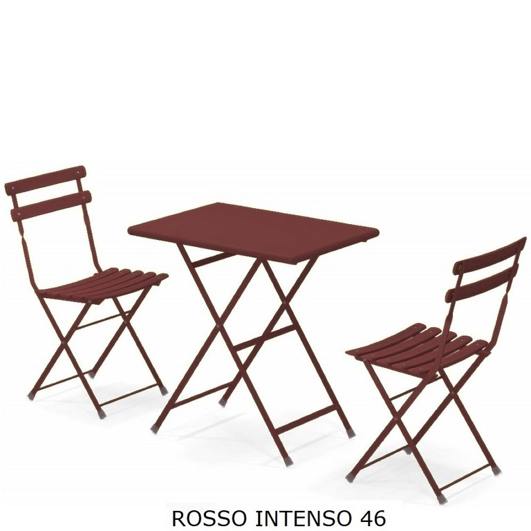 Set Arc en Ciel EMU Tavolo 50 x 70 + 2 Sedie