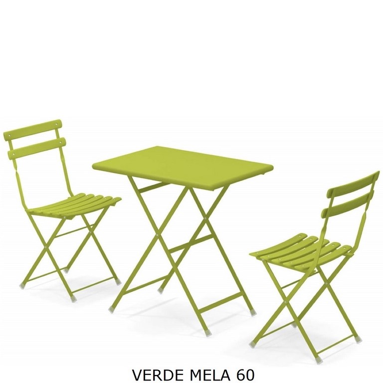 Set Arc en Ciel EMU Tavolo 50 x 70 + 2 Sedie