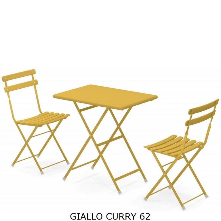 Set Arc en Ciel EMU Tavolo 50 x 70 + 2 Sedie