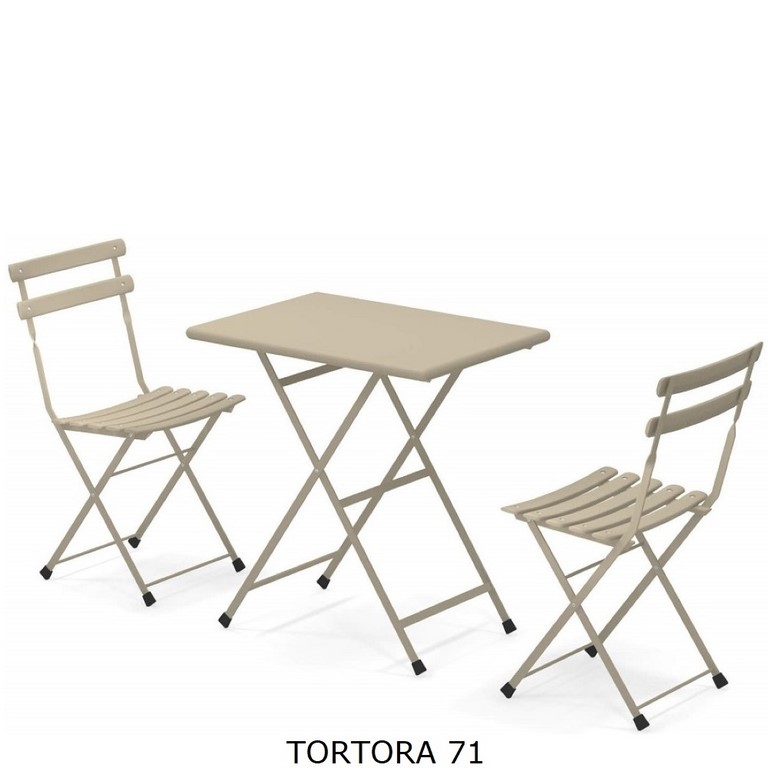 Set Arc en Ciel EMU Tavolo 50 x 70 + 2 Sedie