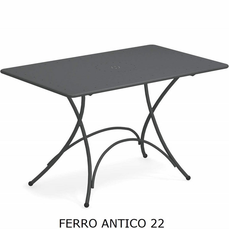 Tavolo Pigalle rettangolare EMU cm. 118x76