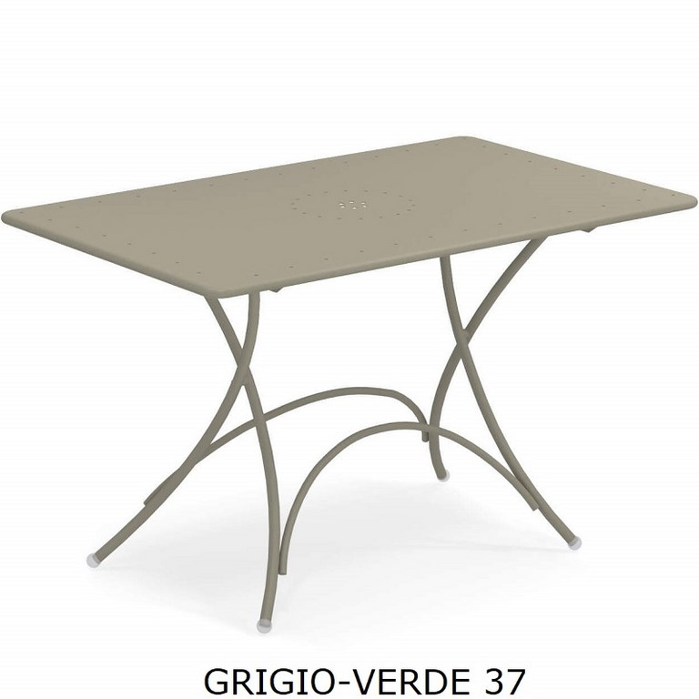 Tavolo Pigalle rettangolare EMU cm. 118x76