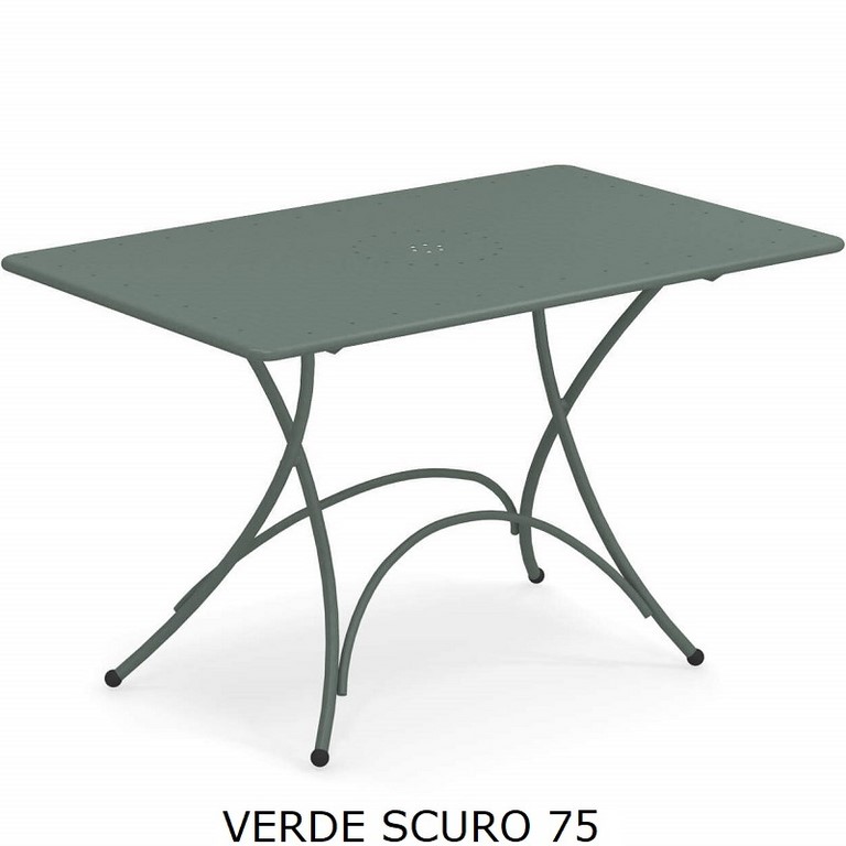 Tavolo Pigalle rettangolare EMU cm. 118x76
