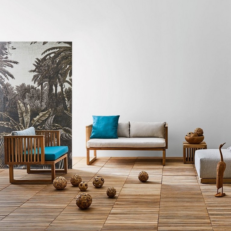Centro tavola in teak