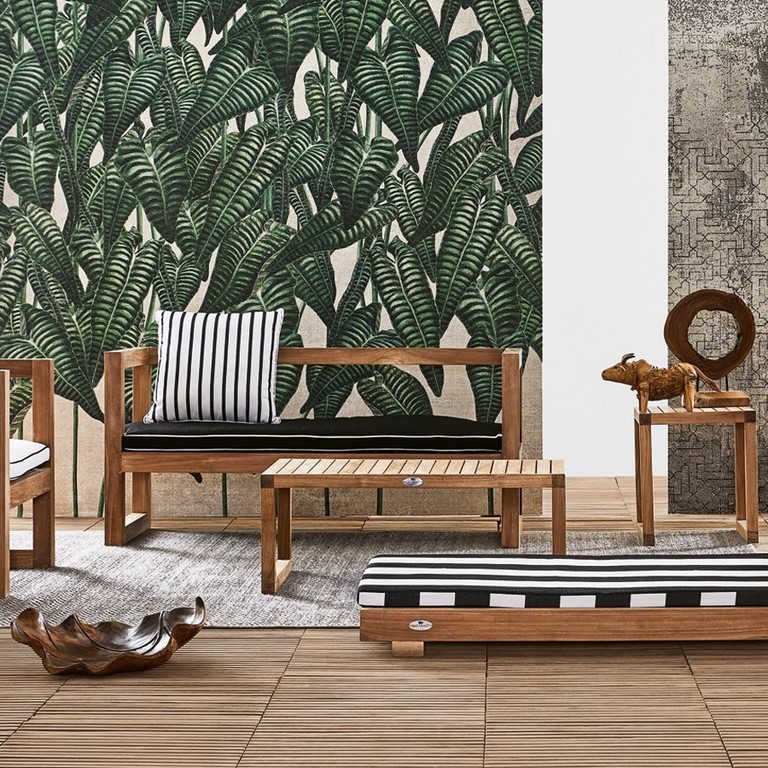 Centro tavola in teak