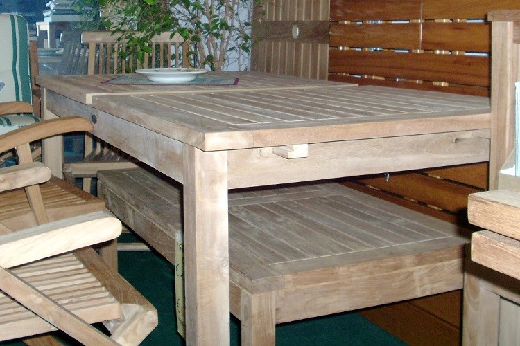 Tavolo Teak Giasone Allungabile Giardino di Legno