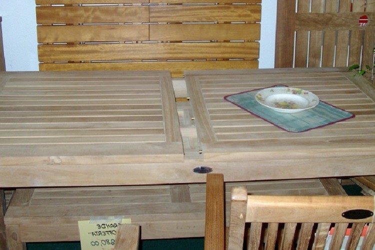 Tavolo Teak Giasone Allungabile Giardino di Legno
