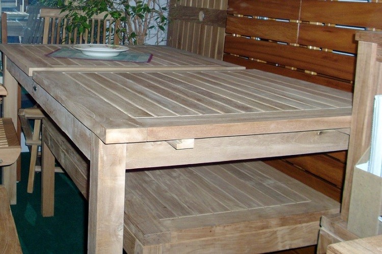 Tavolo Teak Giasone Allungabile Giardino di Legno