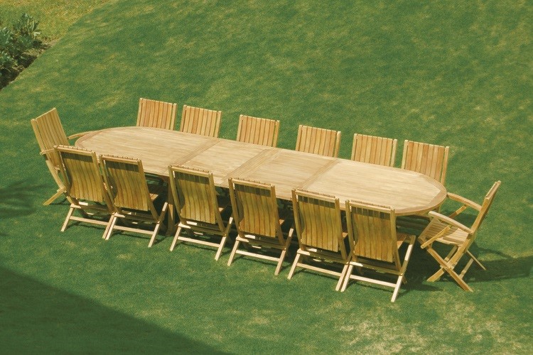 Tavolo Teak Olimpo Allungabile Giardino di Legno
