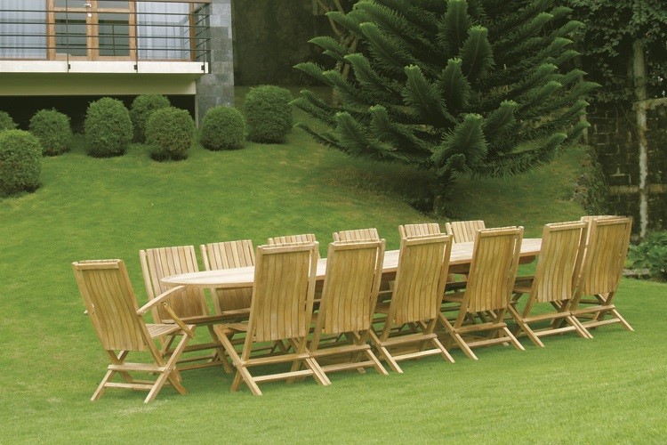 Tavolo Teak Olimpo Allungabile Giardino di Legno