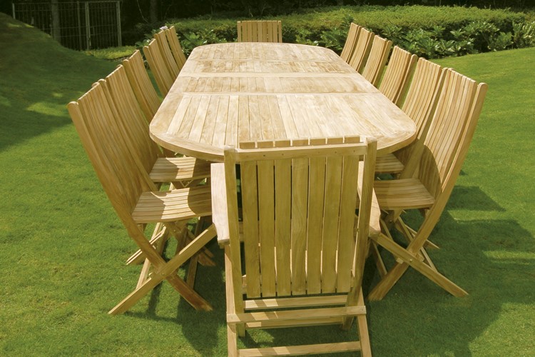 Tavolo Teak Olimpo Allungabile Giardino di Legno