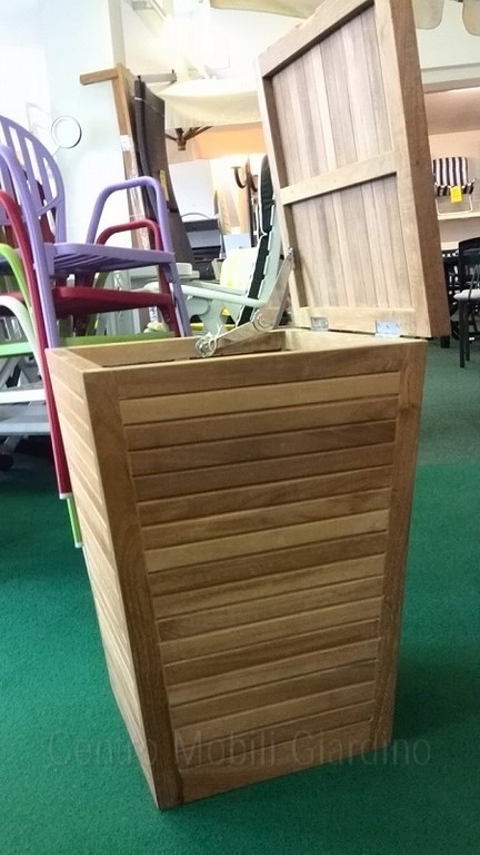 Oxy Contenitore Grande Teak Giardino di Legno