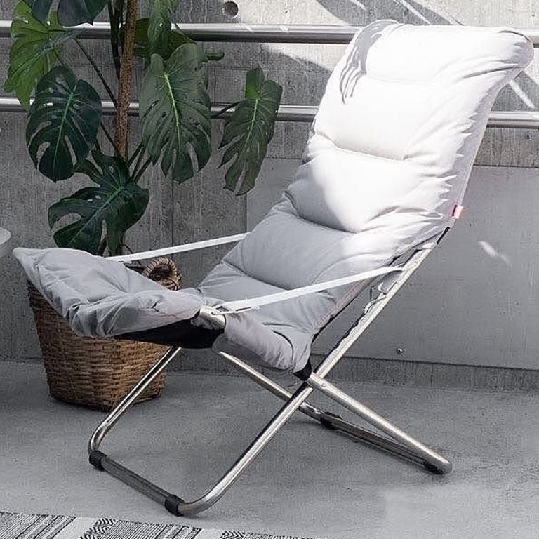 Sdraio Fiesta Soft Fiam Telaio Silver