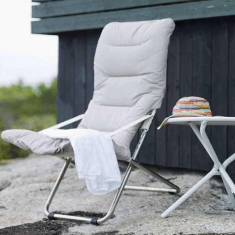 Sdraio Fiesta Soft Fiam Telaio Silver
