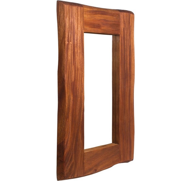 Specchio legno grezzo