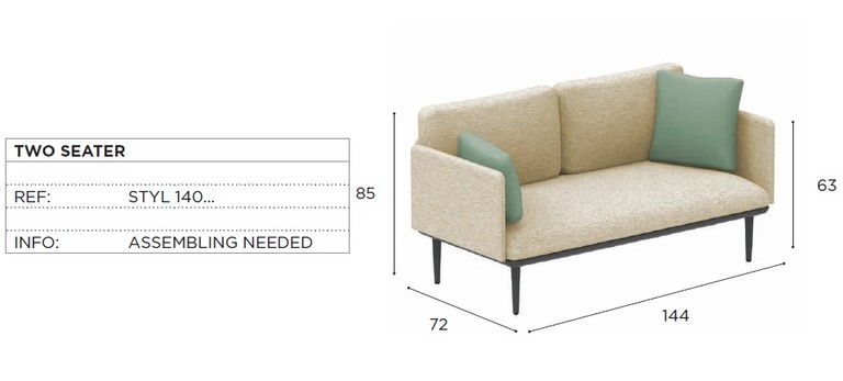 Modulo Base 72x72 Styletto Lounge Royal Botania