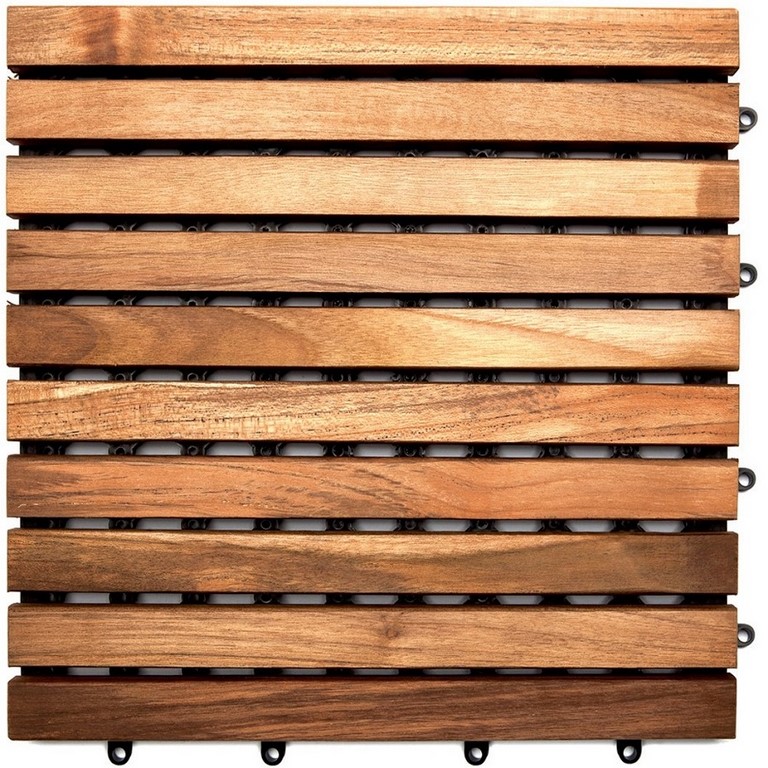 Piastrelle in teak