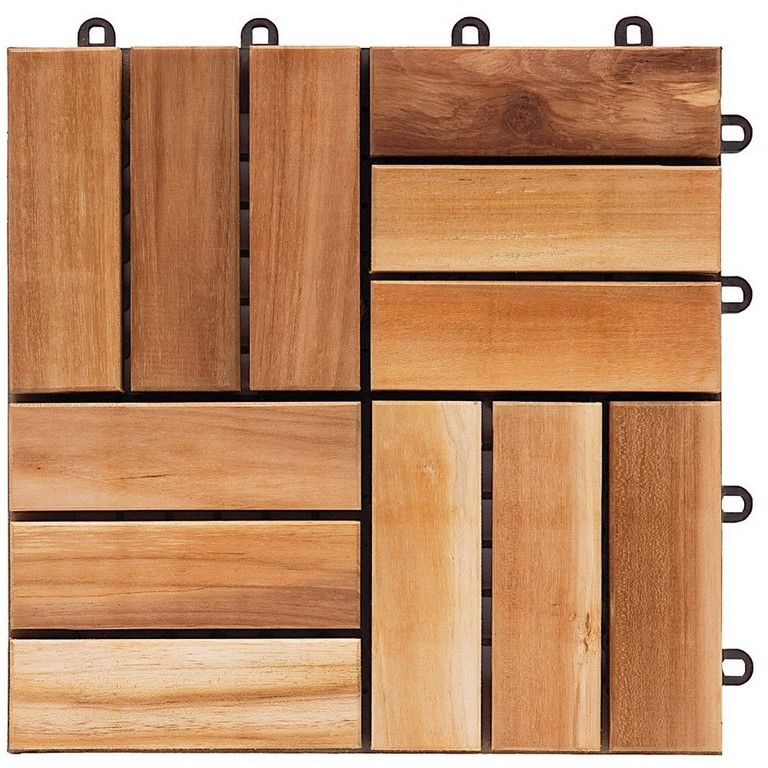 Piastrelle in teak