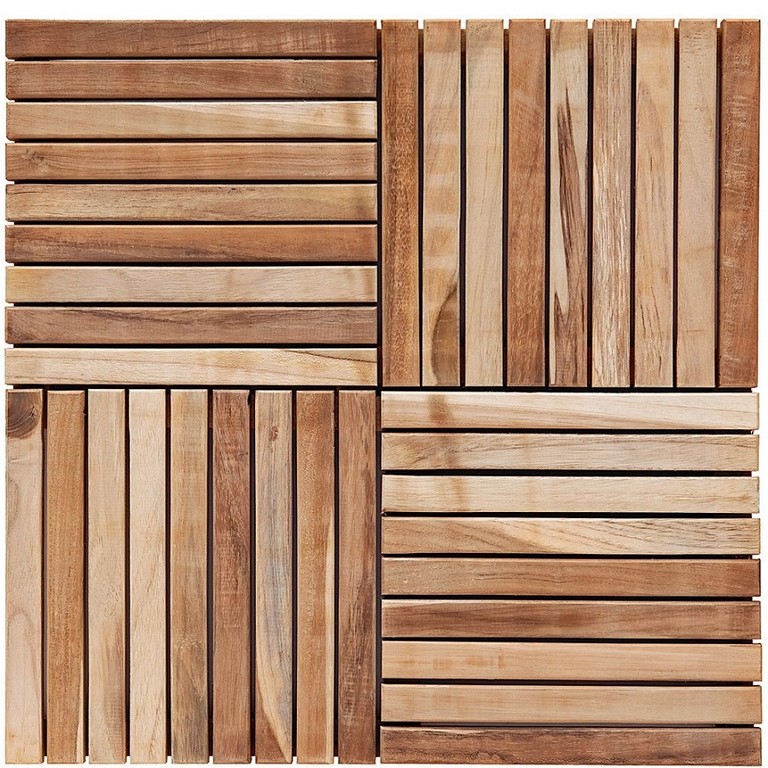 Piastrelle in teak