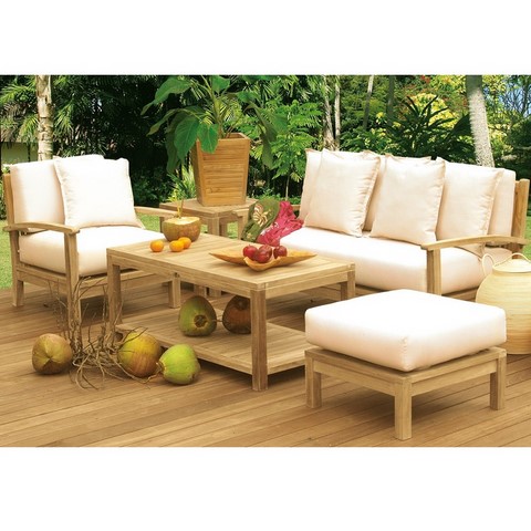 Salotto Savana in teak il giardino di legno