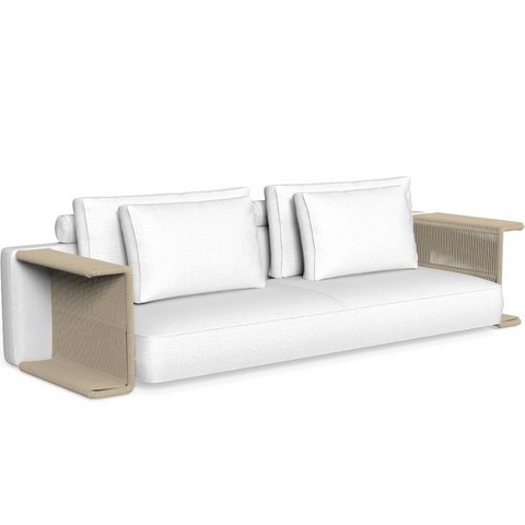DIVANO  CLIFF DECO TALENTI IN CORDA E TESSUTO