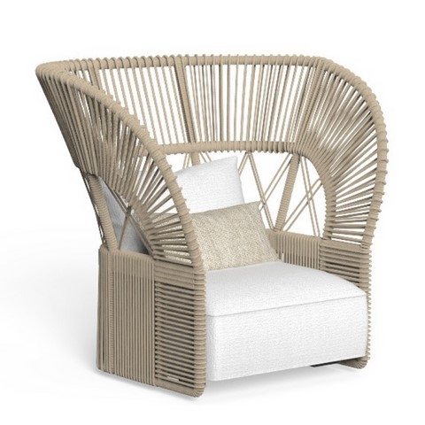 POLTRONA LOUNGE CLIFF DECO TALENTI IN CORDA