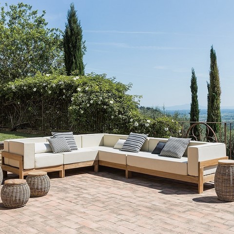 Salotto Saint Raphael in teak il giardino di legno